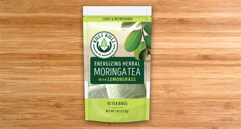 Energizing Moringa Herbal Tea Lemongrass Kuli Kuli Foods Kuli