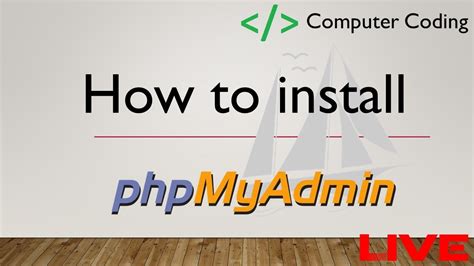 How To Install Phpmyadmin In Windows 10 Youtube