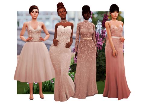 Wedding Lookbook Sims Sims Wedding Dress The Sims Packs Sims