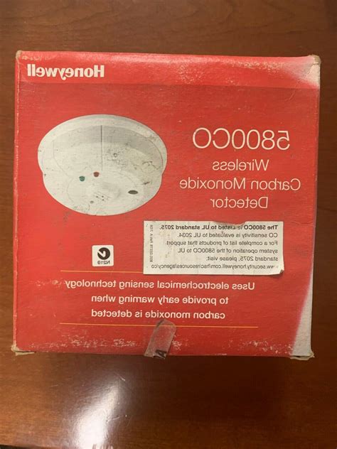Led lights will provide visual confirmation if the alarm is triggered, and a test/reset button allows you to confirm that the unit is working. Brand New Honeywell 5800CO Wireless Carbon Monoxide Detector,
