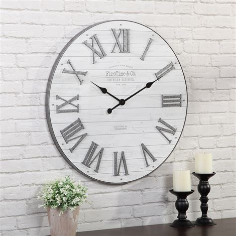 Shop Firstime And Co Emmett Shiplap Wall Clock Free Shipping Today