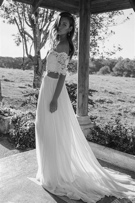 Luna Grace Loves Lace Two Piece Wedding Dress Top Wedding Dresses Boho Wedding Dress Lace