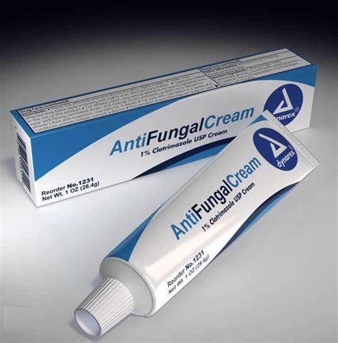 Antifungal Cream Dynarex 1 Clotrimazole Usp 1 Oz 1 Tube