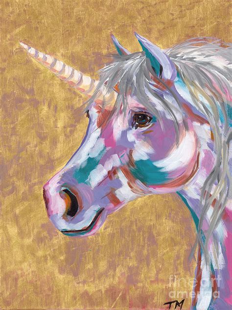 Unicorn I Painting By Tracy Miller Pixels