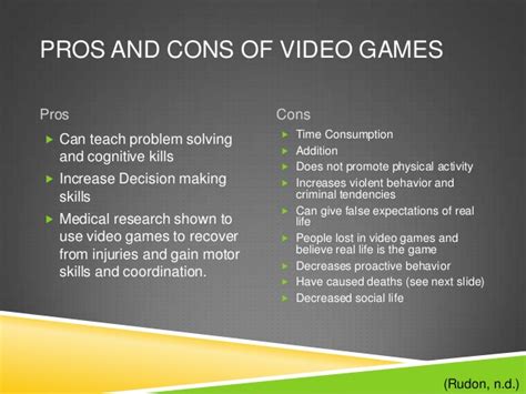 The video games have advantages and disadvantages; Technology creates social isolation and neurosis