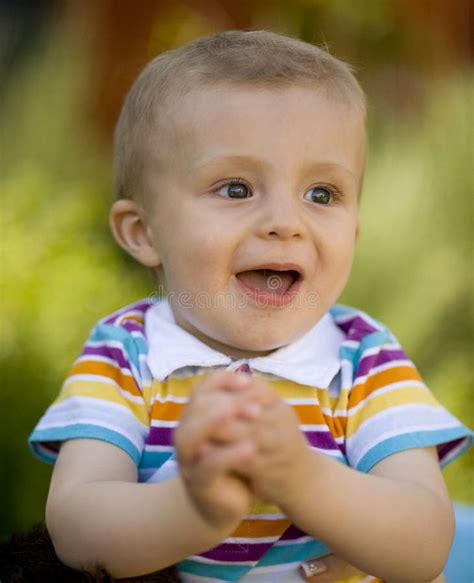 Cute Adorable Baby Boy Stock Photo Image Of Little Portrait 97706364