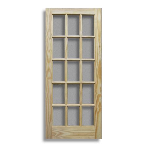 French doors are great choice for boosting beauty of your interiors and with lots of modern design options available these days, you can easily choose the best design within your specific budget range. Pine - Interior French Door - 15 Lite - 36"w: Home Surplus