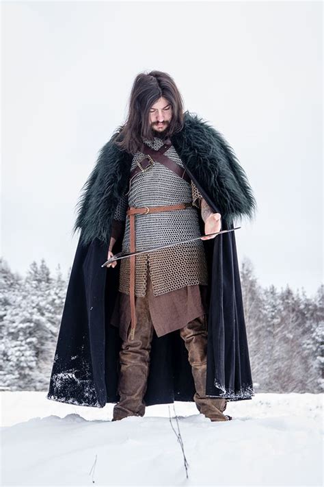 Medieval Cloak Viking Cloak Game Of Thrones Jon Snow Nights Watch