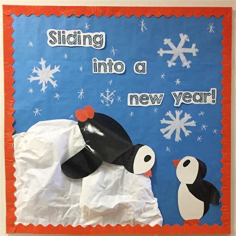 Sliding Into A New Year Penguins Penguin