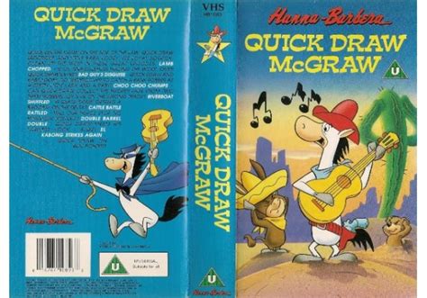 Quick Draw Mcgraw 1991 On Hanna Barbera Home Video United Kingdom