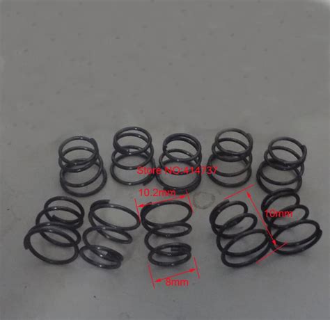 10pcs 127and8825mm Steel Conical Coil Spring 12mm Wire Conical