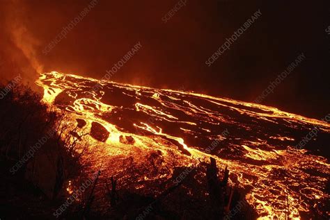 Volcanic Eruption Reunion Island Stock Image C0018950 Science