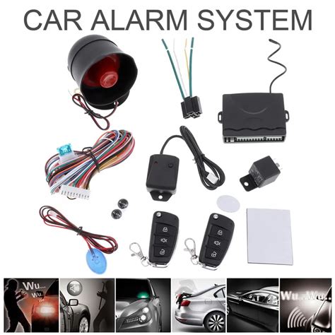 12v Auto Car Alarm Systems Vehicle Remote Central Kit Door Lock Locking