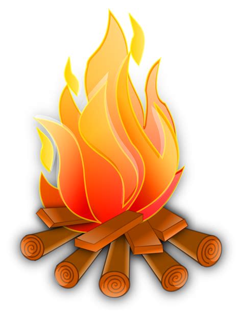Fire Flame Clip art - Campfire Vector png download - 1450*1866 - Free png image