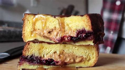 Peanut Butter And Jelly Stuffed French Toast College Cooking Youtube