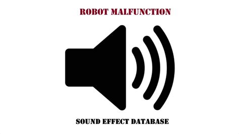 Robot Malfunction Sound Effect Youtube