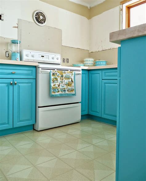 Kitchen Progress Turquoise Cabinets Check Dans Le