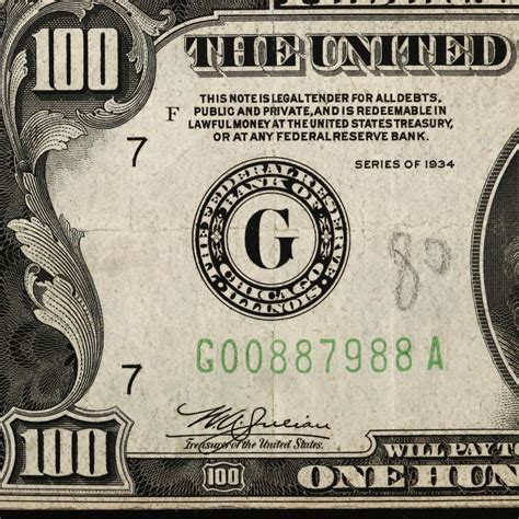 Series of 1934 $100 Federal Reserve Note | EBTH