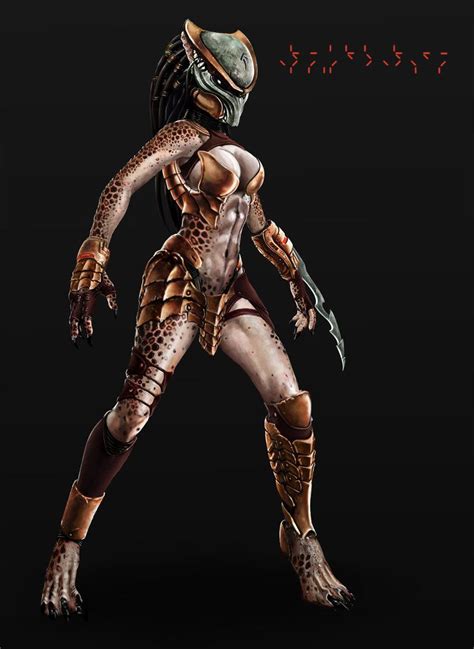 Predator Yautja Female Mujer Guerrera Alien Vs Depredador Guerreros