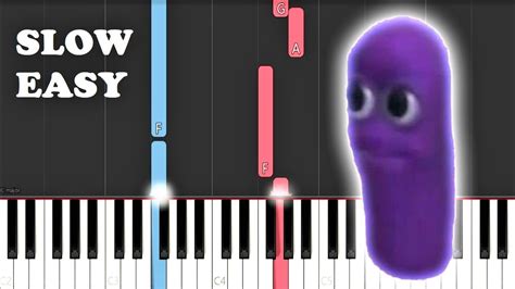 Beanos Theme Song Slow Easy Piano Tutorial Youtube