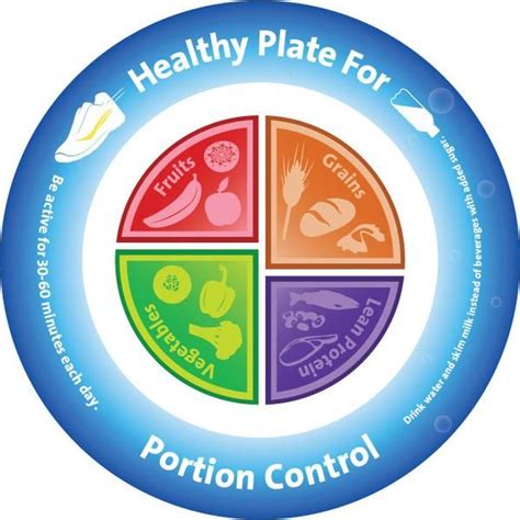 Portion Plate Portion Control Plate For Diet And Exercise Success