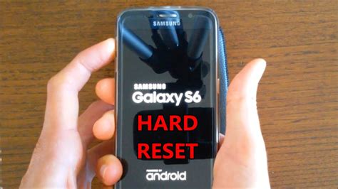 Samsung Galaxy S6 Hard Reset And First Configuration Youtube