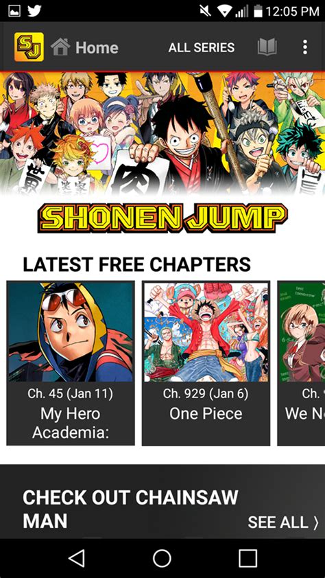 Shonen Jump App Subscription You Can Get All Of The Manga Listed