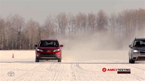 Toyota Rav4 Winter Driving Snow Testing Toyota1 Youtube