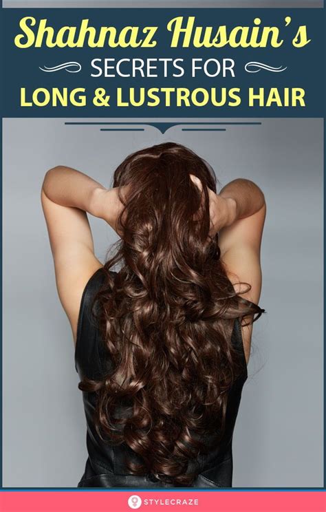 All these tips are safe and can be tried at home. 16 Shahnaz Husain's Secrets For Long And Lustrous Hair in ...