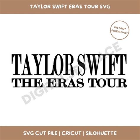 Taylor Swift Eras Tour 2023 Svg Cut File For Cricut Etsy Ireland gambar png