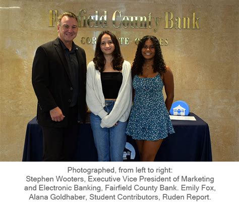 Fairfield County Bank Announces Ruden Report Achievement Scholarship