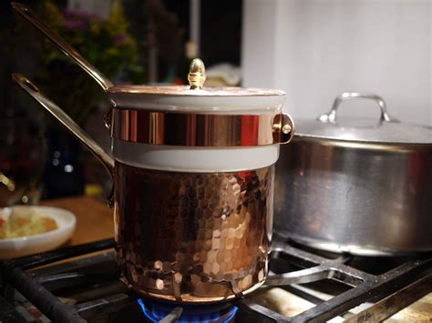 cookware copper lagostina pots pans ply tri stainless gas market martellata piece