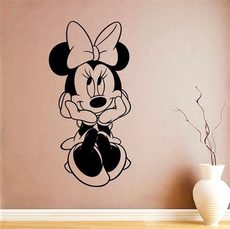 Minnie Mouse Roommate Decorative Housewares Mural Disneyland Etsy