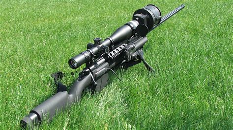 Man Made Sniper Rifle Hd Wallpaper