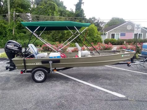 New Tracker All Purpose 16foot Jon Boat For Sale In Harwood Md Offerup
