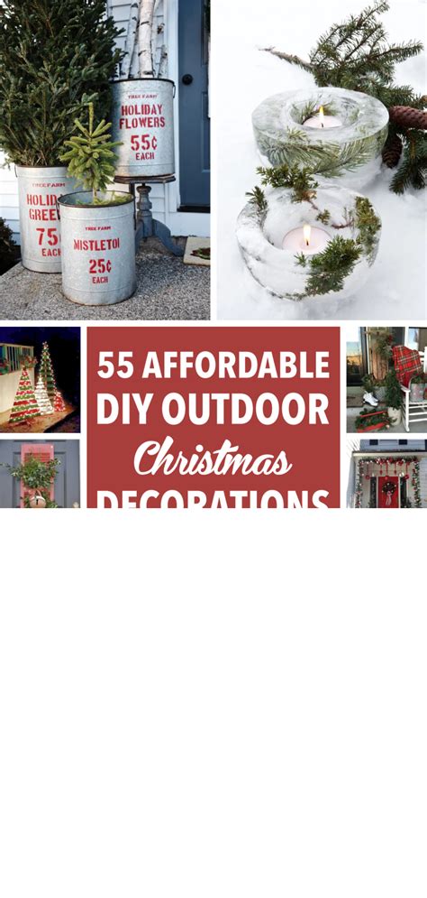 55 Affordable Diy Outdoor Christmas Decorations Godiygocom