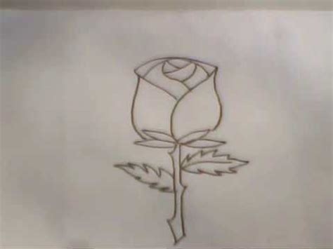 Have fun learning with drawing lessons for young and old. How To Draw A Rose Easy Flower Simple Doodle Sketch como ...