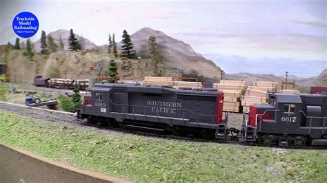 A Great Model Railroad In Ho Scale The Modoc Southern Pacific Youtube