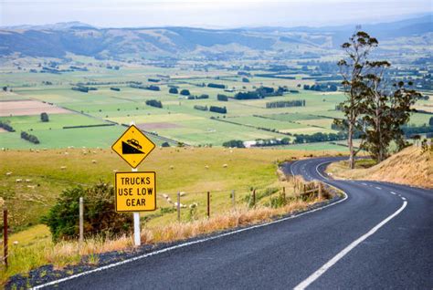 Winding Road Ahead Sign Stock Photos Pictures And Royalty Free Images