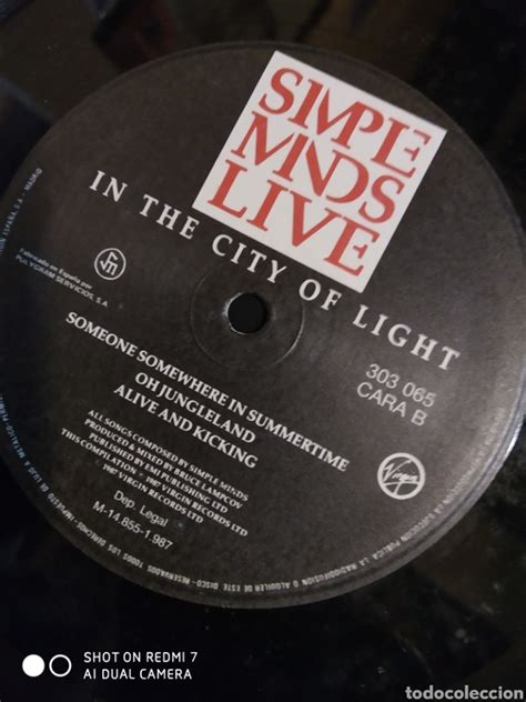 Simple Minds Live In The City Of Light Lp Dob Comprar Discos Lp