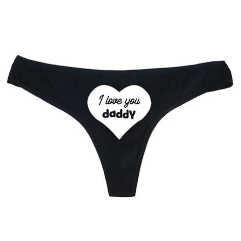 I Love You Daddy G Strong Thong Fetish Kink Undies Ddlg Playground
