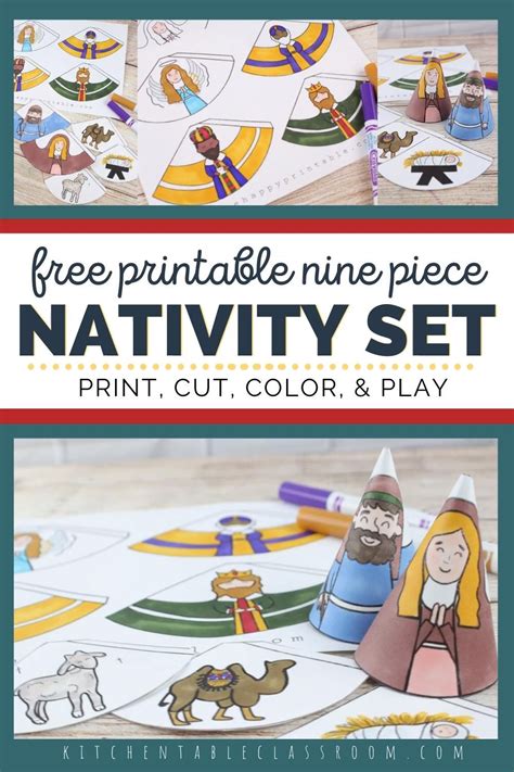 Printable Nativity Set For Kids Artofit