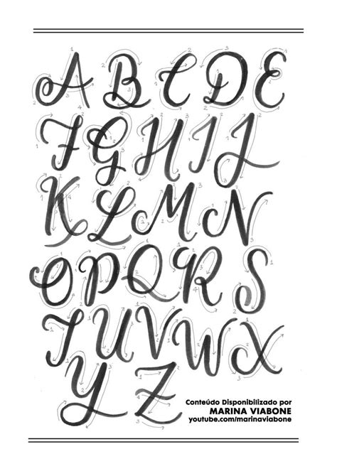 Pin By Beatriz Lopes On Lettering Hand Lettering Alphabet Lettering