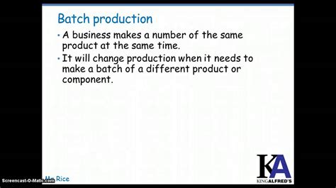 Operations Management Lesson 1 Youtube