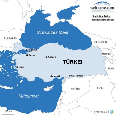 Beste tarife für internationale anrufe nach türkei aus dem deutschen mobilfunk. Landkarte Türkei (Übersichtskarte) : Weltkarte.com ...