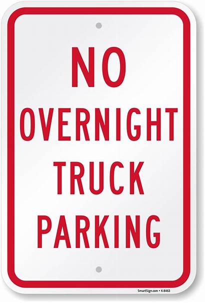 Parking Overnight Signs Sign Wm Thru Myparkingsign