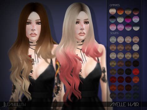 The Sims Resource Leahlillith Ayelle Hair