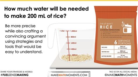 Rice Ratios Proportions Ratios And Rates Real World Math Unit