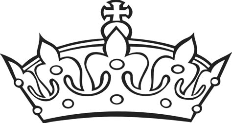 Crown Outline Clip Art at Clker.com - vector clip art ...
