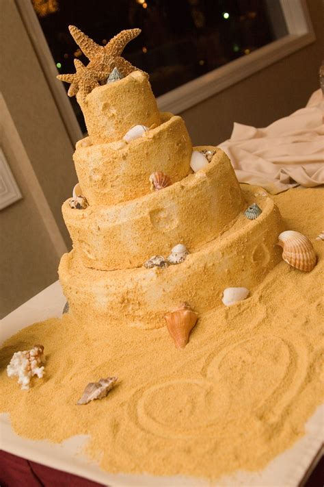 Sand Castle Themed Wedding Cake Im Leaning Towards This Cake For The Wedding Esp If A